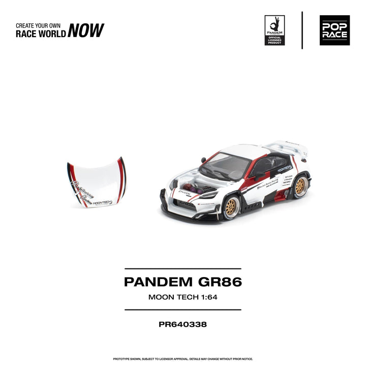 *Pre-Order* Pop Race - Pandem GR 86 - Moontech - Top CollectiblesDiecastPop Race