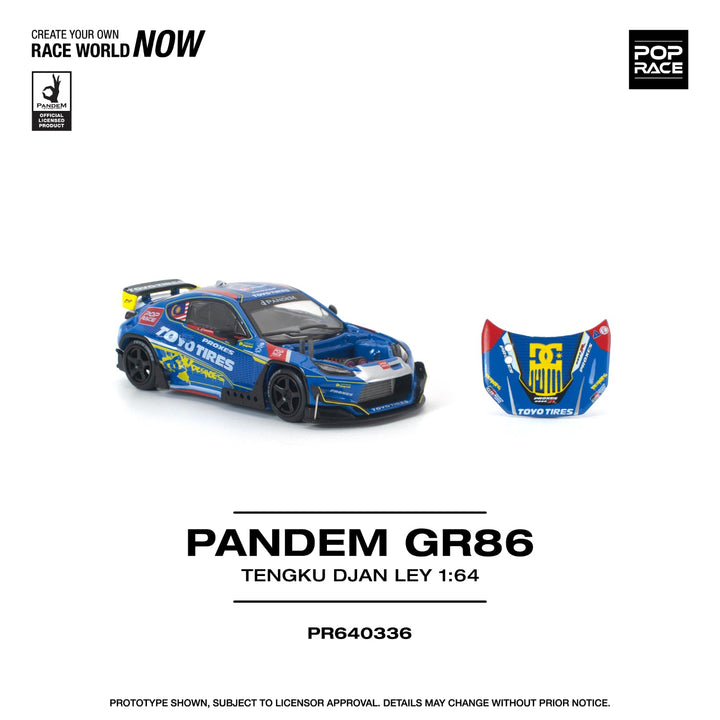*Pre - Order* Pop Race - Pandem GR 86 - Tengku Djan Ley - Top CollectiblesDiecastPop Race