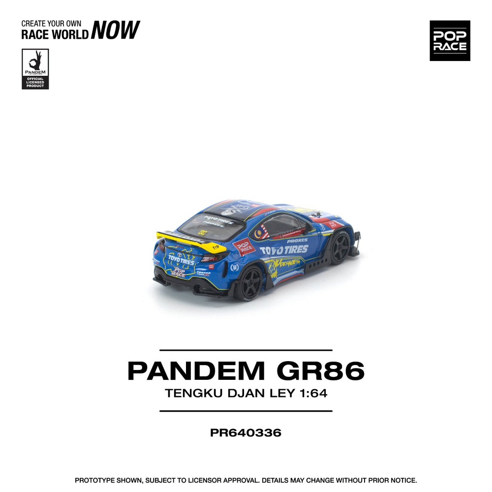 *Pre - Order* Pop Race - Pandem GR 86 - Tengku Djan Ley - Top CollectiblesDiecastPop Race
