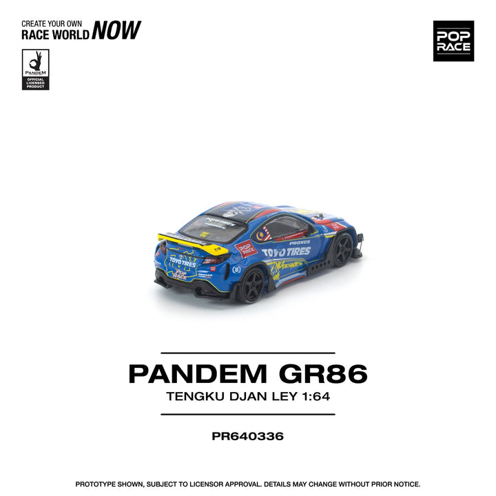 *Pre - Order* Pop Race - Pandem GR 86 - Tengku Djan Ley - Top CollectiblesDiecastPop Race