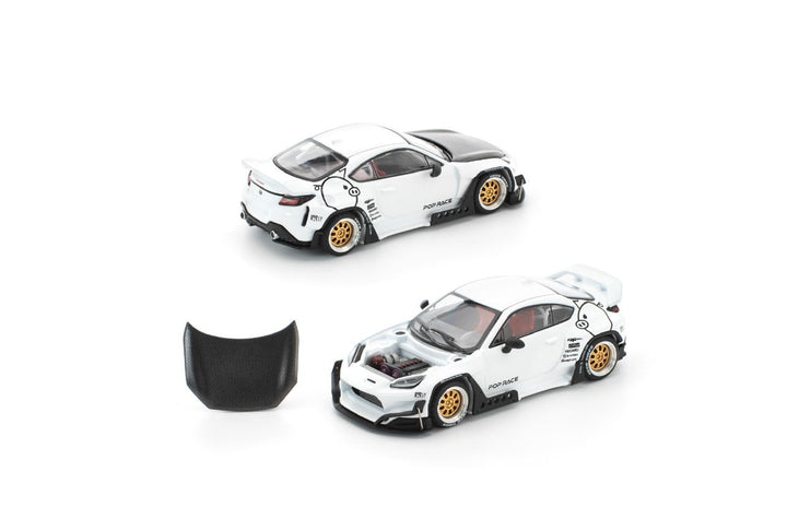 *Pre - Order* Pop Race - Pandem GR86 - Crystal White Pearl *Enigma Exclusive Edition* - Top CollectiblesDiecastPop Race