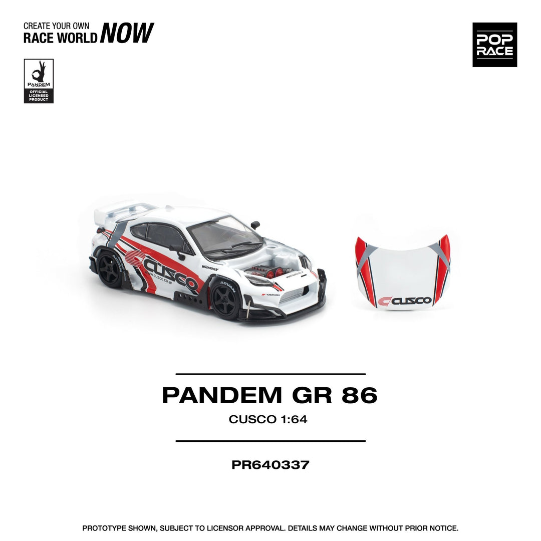 *Pre - Order* Pop Race - Pandem GR86 - Cusco - Top CollectiblesDiecastPop Race