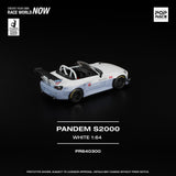 *Pre - Order* Pop Race - Pandem S2000 - White - Top CollectiblesDiecastPop Race