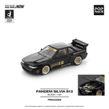 *Pre - Order* Pop Race - PANDEM Silvia S13 - Black - Top CollectiblesDiecastPop Race