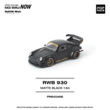 *Pre - Order* Pop Race - Porsche 911 RWB (930) - Matte Black - Top CollectiblesDiecastPop Race