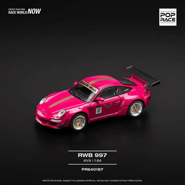 *Pre - Order* Pop Race - Porsche 997 RWB - Ava - Top CollectiblesDiecastPop Race