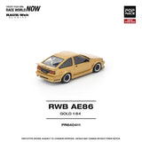 *Pre - Order* Pop Race - RWB AE86 - Gold - Top CollectiblesDiecastPop Race