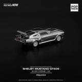 *Pre - Order* Pop Race - Shelby Mustang GT500 - Silver Chrome - Top CollectiblesDiecastPop Race