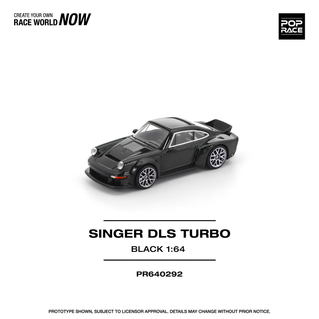 *Pre - Order* Pop Race - Singer DLS Turbo (Road) - Black - Top CollectiblesDiecastPop Race
