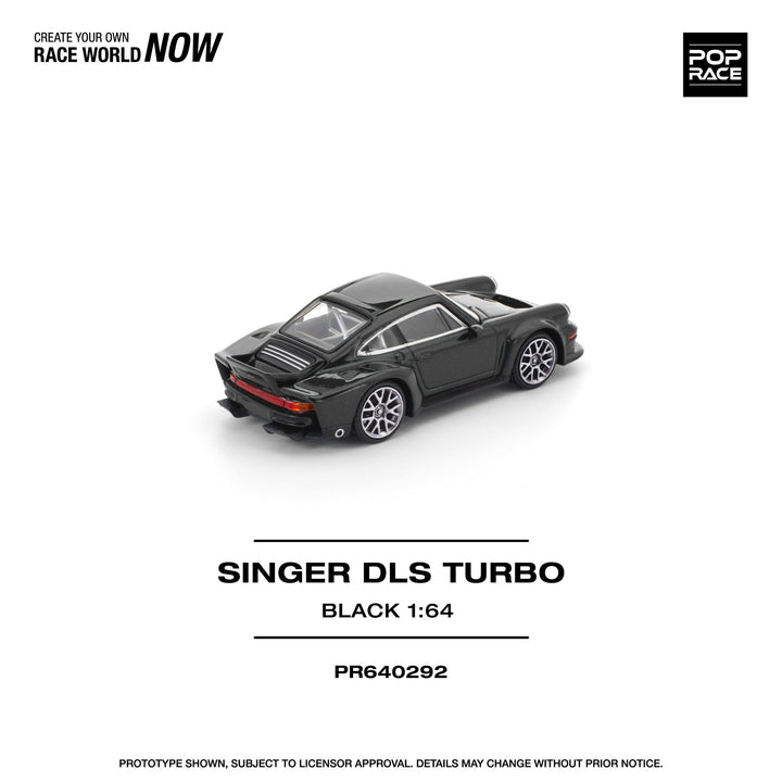 *Pre - Order* Pop Race - Singer DLS Turbo (Road) - Black - Top CollectiblesDiecastPop Race