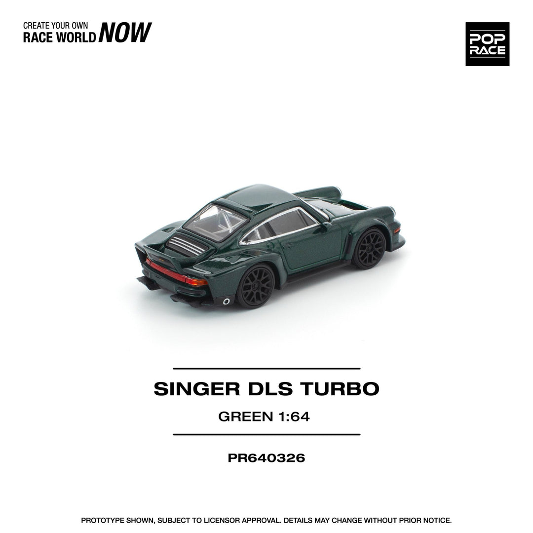 *Pre - Order* Pop Race - Singer DLS Turbo (Road) - Green - Top CollectiblesDiecastPop Race