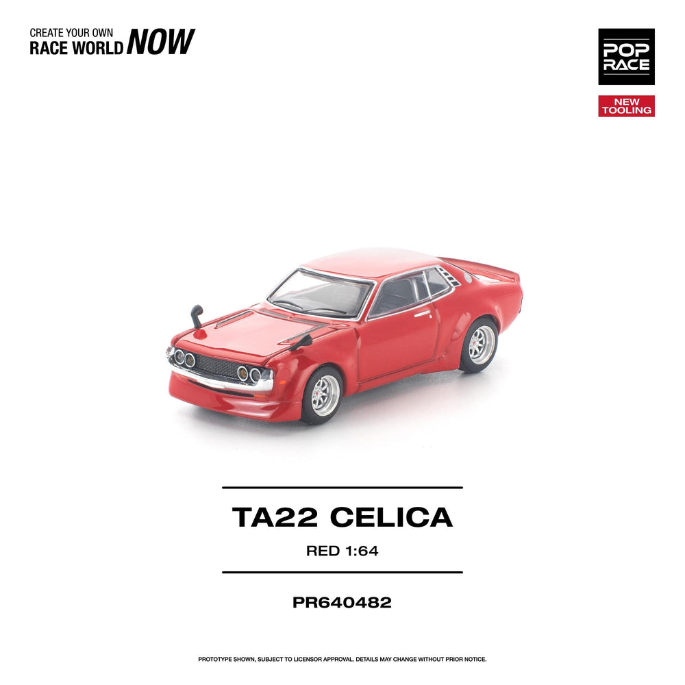 *Pre - Order* Pop Race - TA22 Celica - Red - Top CollectiblesDiecastPop Race