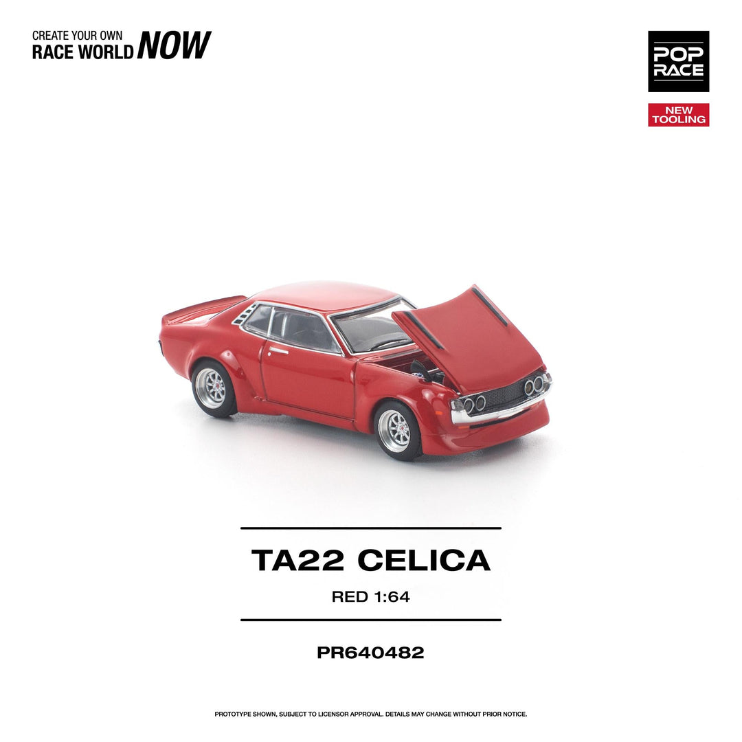 *Pre - Order* Pop Race - TA22 Celica - Red - Top CollectiblesDiecastPop Race
