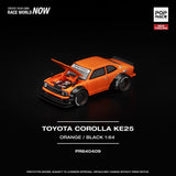 *Pre - Order* Pop Race - Toyota Corolla KE25 - Orange / Black - Top CollectiblesDiecastPop Race