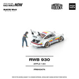 *Pre - Order* Pop Race x American Diorama - RWB 930 Apple with Figure - Top CollectiblesDiecastPop Race