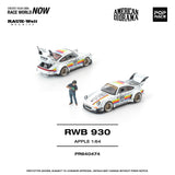 *Pre - Order* Pop Race x American Diorama - RWB 930 Apple with Figure - Top CollectiblesDiecastPop Race