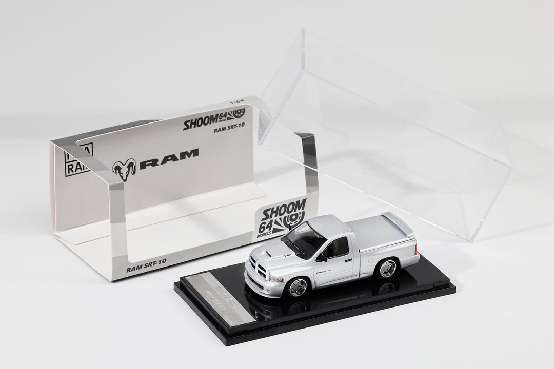 *Pre - Order* Shoom64 - 2003 Dodge Ram SRT - 10 - Silver - Top CollectiblesDiecastShoom64