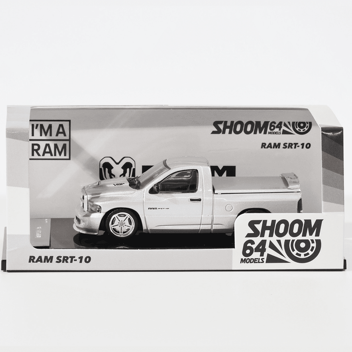 *Pre - Order* Shoom64 - 2003 Dodge Ram SRT - 10 - Silver - Top CollectiblesDiecastShoom64