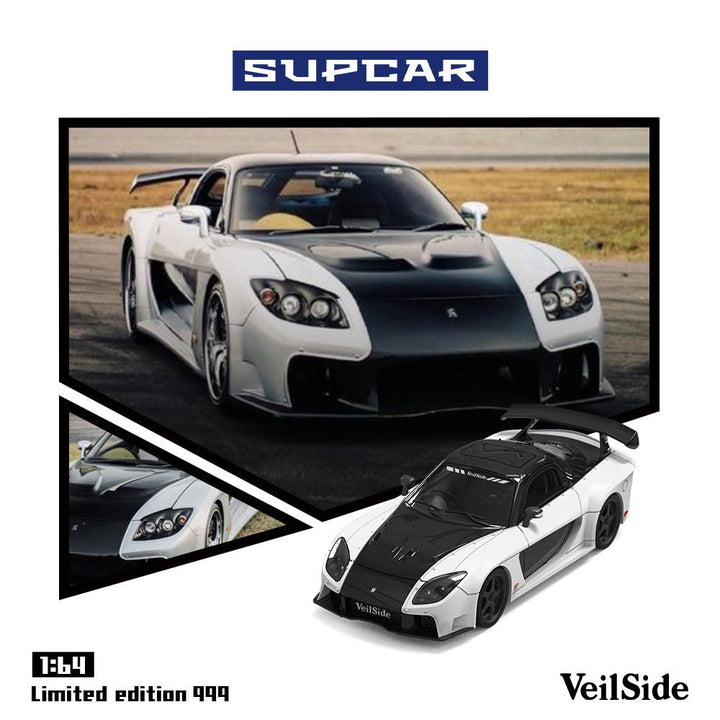 *Pre - Order* SUPCAR - Mazda RX7 Veilside - White - Top CollectiblesDiecastSUPCAR