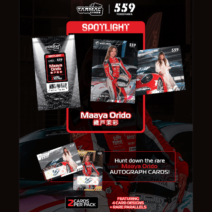 *Pre-Order* Tarmac Cards - Spotlight Maaya Orido Trading Cards – Limited Edition - Top CollectiblesDiecastTarmac Works