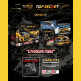 *Pre - Order* Tarmac Cards - Top Secret Capsule Collectible Trading Cards Volume 1 - Booster Box (5 Packs of 4 Cards) - Top CollectiblesDiecastTarmac Works