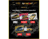 *Pre - Order* Tarmac Cards - Top Secret Capsule Collectible Trading Cards Volume 1 - Booster Box (5 Packs of 4 Cards) - Top CollectiblesDiecastTarmac Works