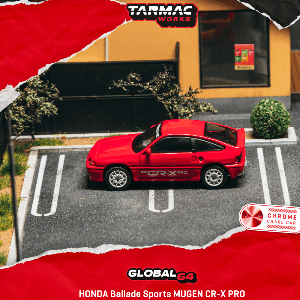 *Pre - Order* Tarmac Works - Honda Ballade Sports Mugen CR - X Pro - Global64 Series - Top CollectiblesDiecastTarmac Works