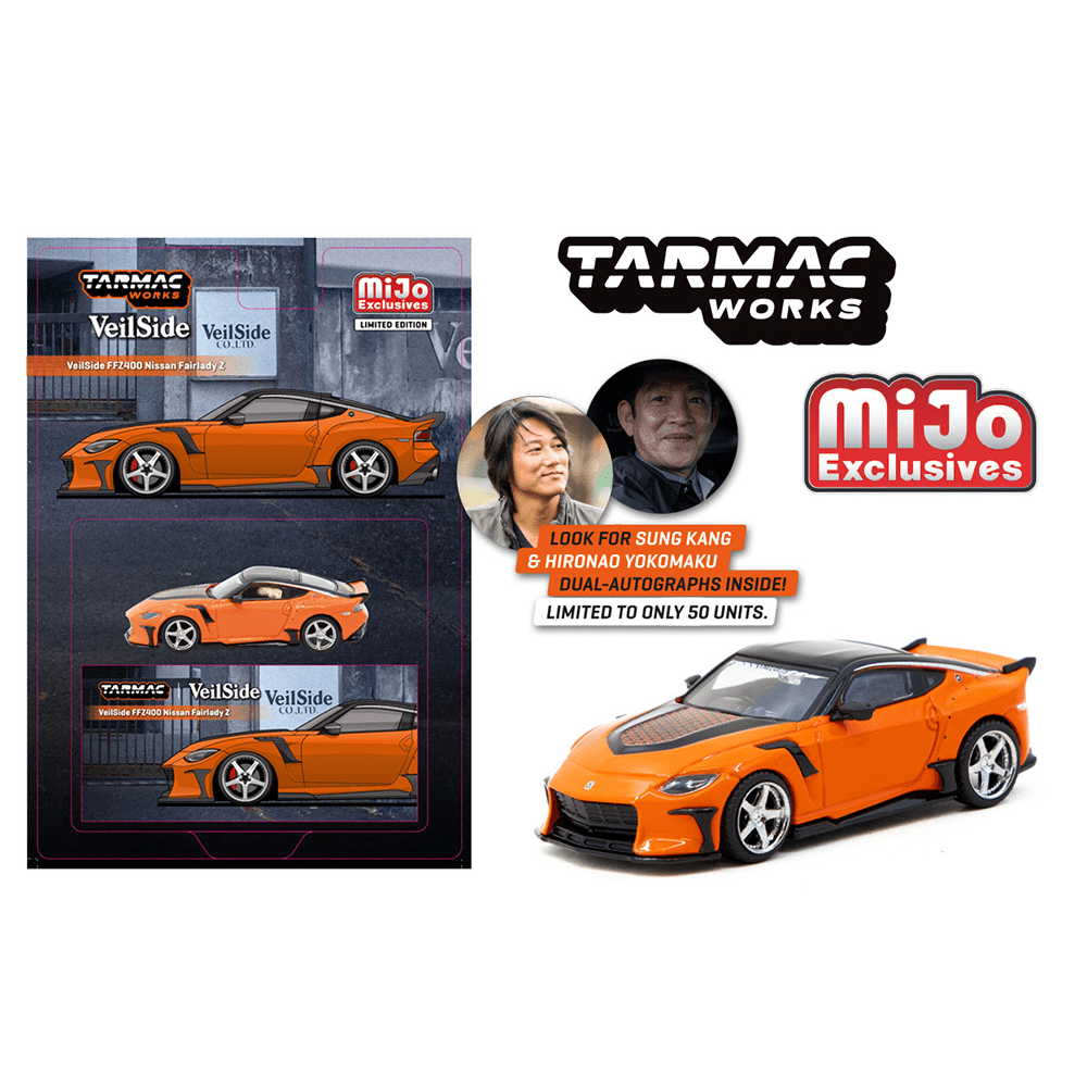*Pre - Order* Tarmac Works - Nissan VeilSide FFZ400 Fairlady Z – Orange - Top CollectiblesDiecastTarmac Works