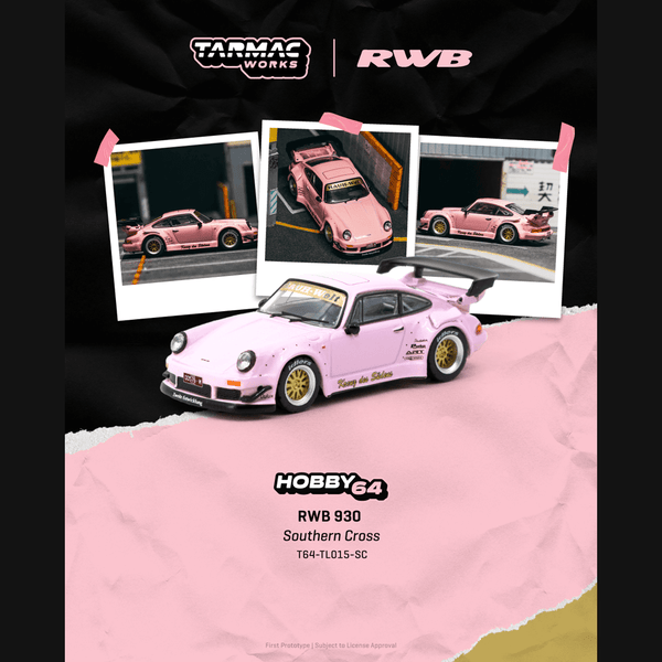 *Pre - Order* Tarmac Works - RWB 930 "Southern Cross" - Hobby64 Series - Top CollectiblesDiecastTarmac Works