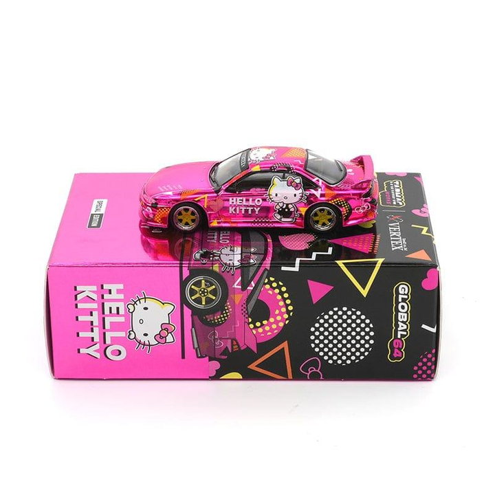 *Pre - Order* Tarmac Works - VERTEX Silvia (S14) - Hello Kitty Pink Chrome *APA XPO 2025 Event Model* - Top CollectiblesDiecastTarmac Works