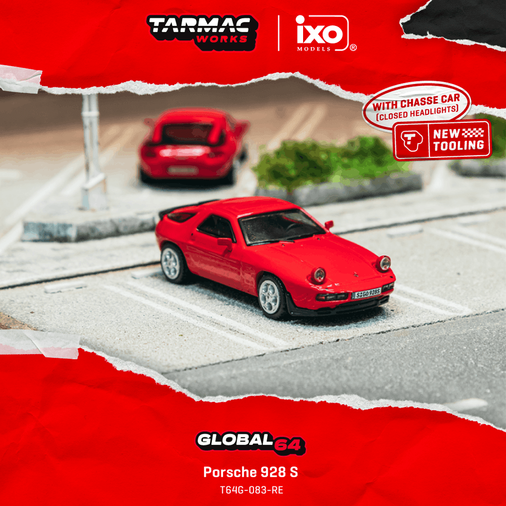 *Pre - Order* Tarmac Works x IXO Models - Porsche 928 S - Global64 Series - Top CollectiblesDiecastTarmac Works