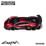 *Pre - Order* Time Micro X PSC DESIGN - Lamborghini Countach “V” Scarlet - Top CollectiblesDiecastTime Micro