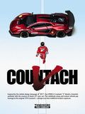 *Pre - Order* Time Micro X PSC DESIGN - Lamborghini Countach “V” Scarlet - Top CollectiblesDiecastTime Micro