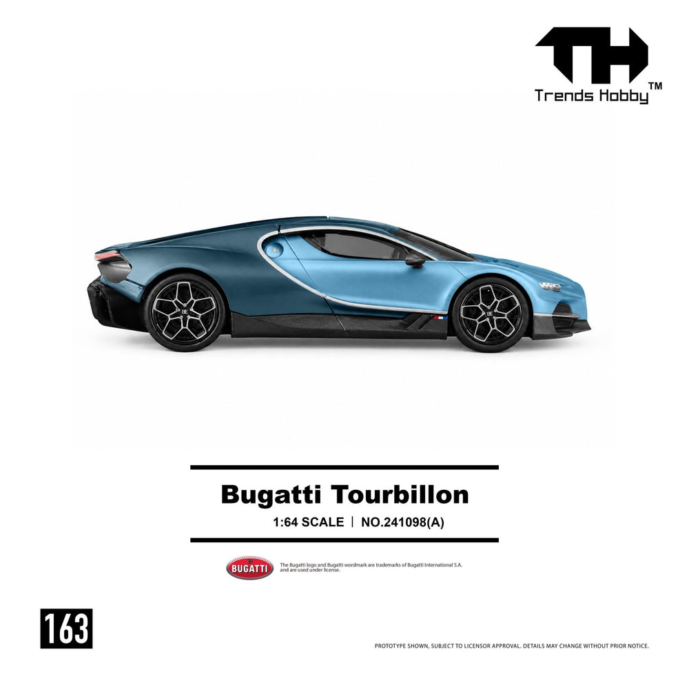 *Pre-Order* Trends Hobby - Bugatti Tourbillon - Blue Atlantic - Top CollectiblesDiecastTrends Hobby