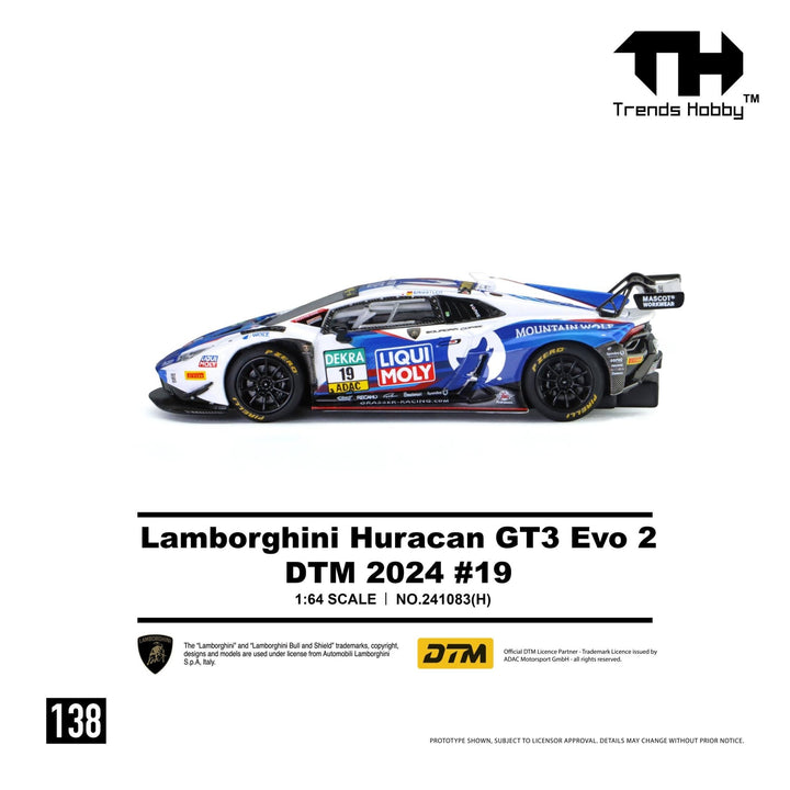 *Pre-Order* Trends Hobby - Lamborghini Huracan GT3 EVO2 - DTM 2024 19 - Top CollectiblesDiecastTrends Hobby