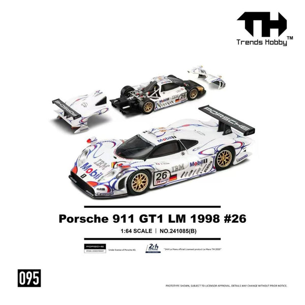 *Pre - Order* Trends Hobby - Porsche 911 GT1 LM 1998 26 - Top CollectiblesDiecastTrends Hobby