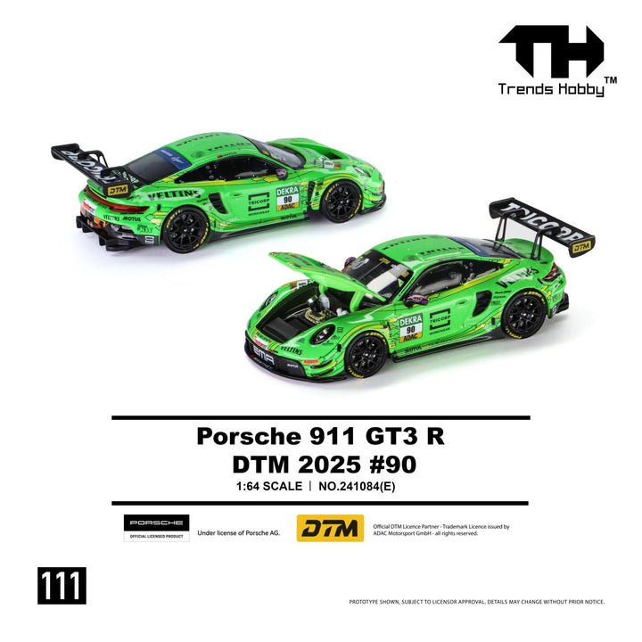 *Pre-Order* Trends Hobby - Porsche 911 GT3 R - DTM 2025 90 - Top CollectiblesDiecastTrends Hobby