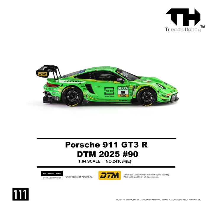 *Pre-Order* Trends Hobby - Porsche 911 GT3 R - DTM 2025 90 - Top CollectiblesDiecastTrends Hobby