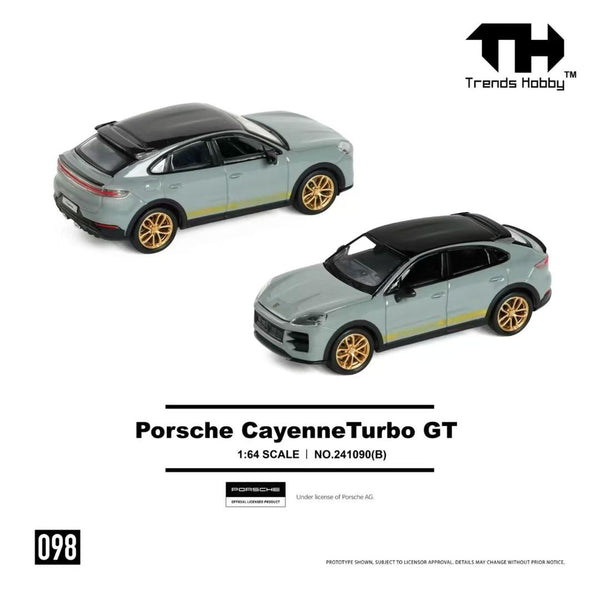 *Pre - Order* Trends Hobby - Porsche Cayenne Turbo GT - Grey - Top CollectiblesDiecastTrends Hobby