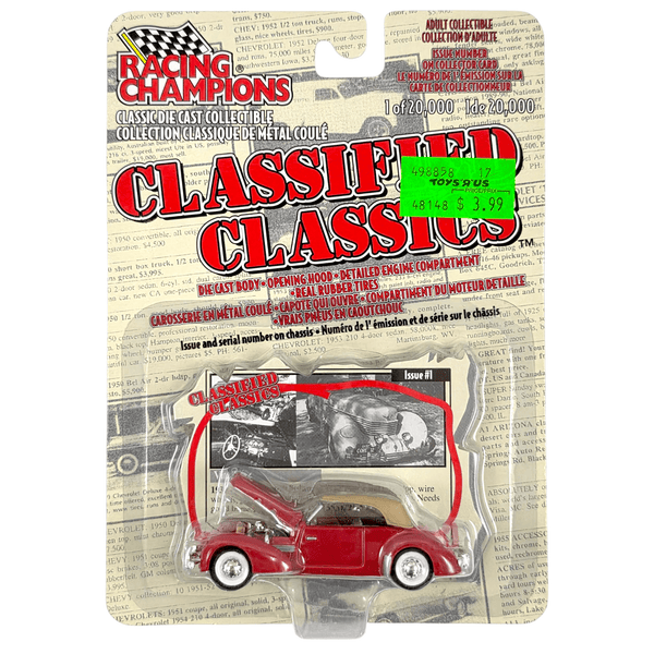 Racing Champions - 1937 Cord Phaeton Sedan - 2000 Classified Classics Series - Top CollectiblesDiecastRacing Champions
