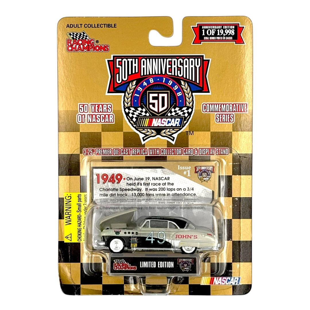 Racing Champions - 1949 Chevrolet Stock Car - 1998 50 Years of Nascar Commemorative Series - Top CollectiblesDiecastRacing Champions
