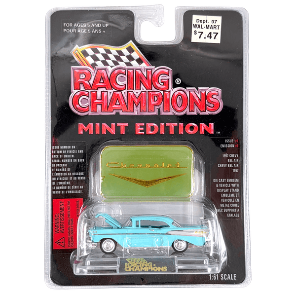 Racing Champions - 1957 Chevy Bel Air - 1996 Mint Edition Series - Top CollectiblesDiecastRacing Champions