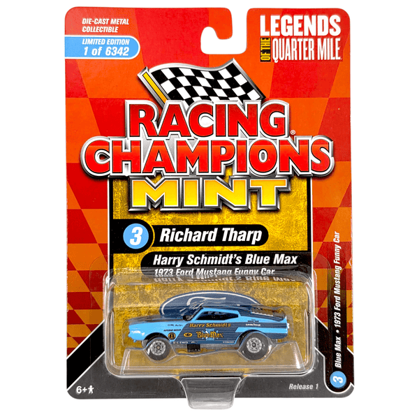 Racing Champions - 1973 Ford Mustang Funny Car - 2021 Legends Of The Quarter Mile Series - Top CollectiblesDiecastRacing Champions