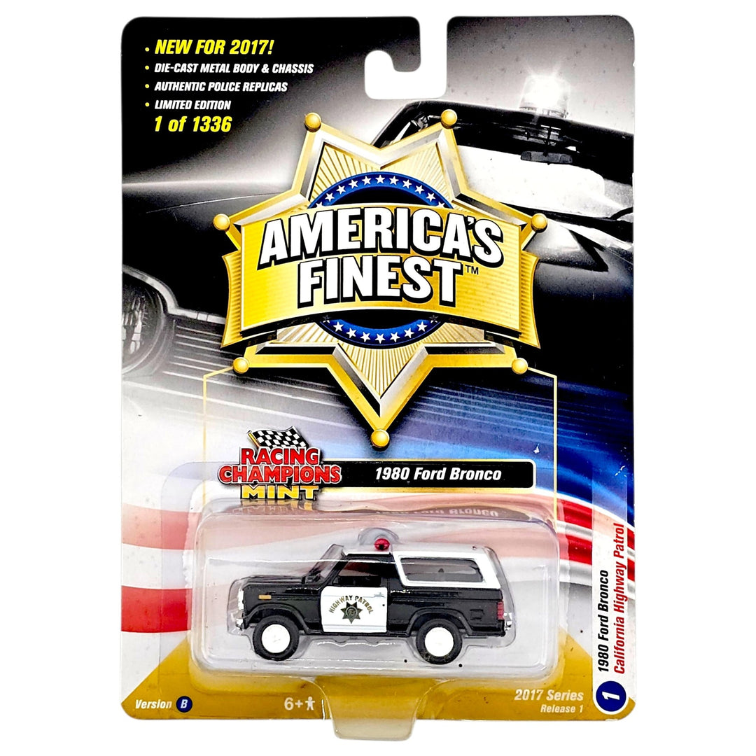 Racing Champions - 1980 Ford Bronco - 2017 Amirica's Finest Series - Top CollectiblesDiecastRacing Champions
