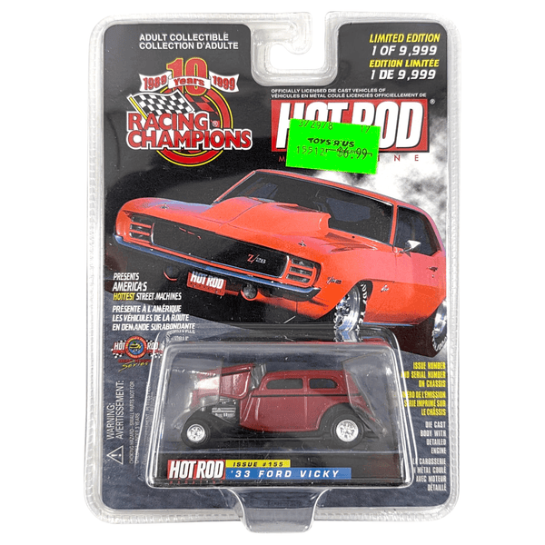 Racing Champions - '33 Ford Vicky - 1999 Hot Rod Magazine Series - Top CollectiblesDiecastRacing Champions