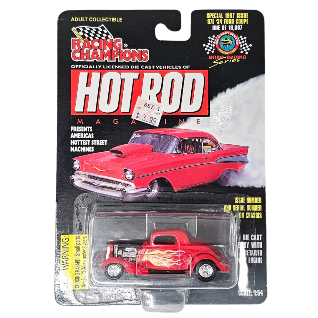 Racing Champions - '34 Ford Coupe - 1997 Hot Rod Magazine Series - Top CollectiblesDiecastRacing Champions