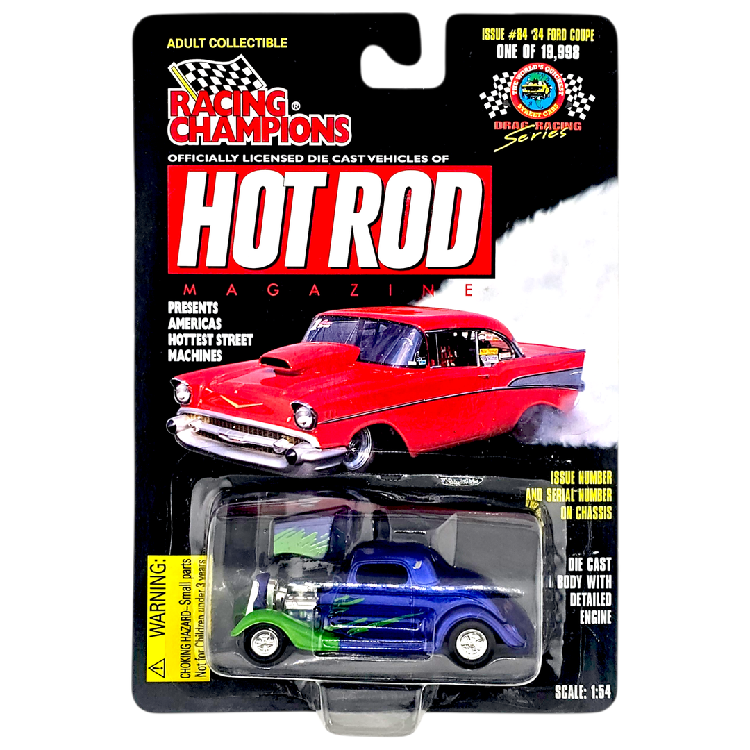 Racing Champions - '34 Ford Coupe - 1998 Hot Rod Magazine Series - Top CollectiblesDiecastRacing Champions