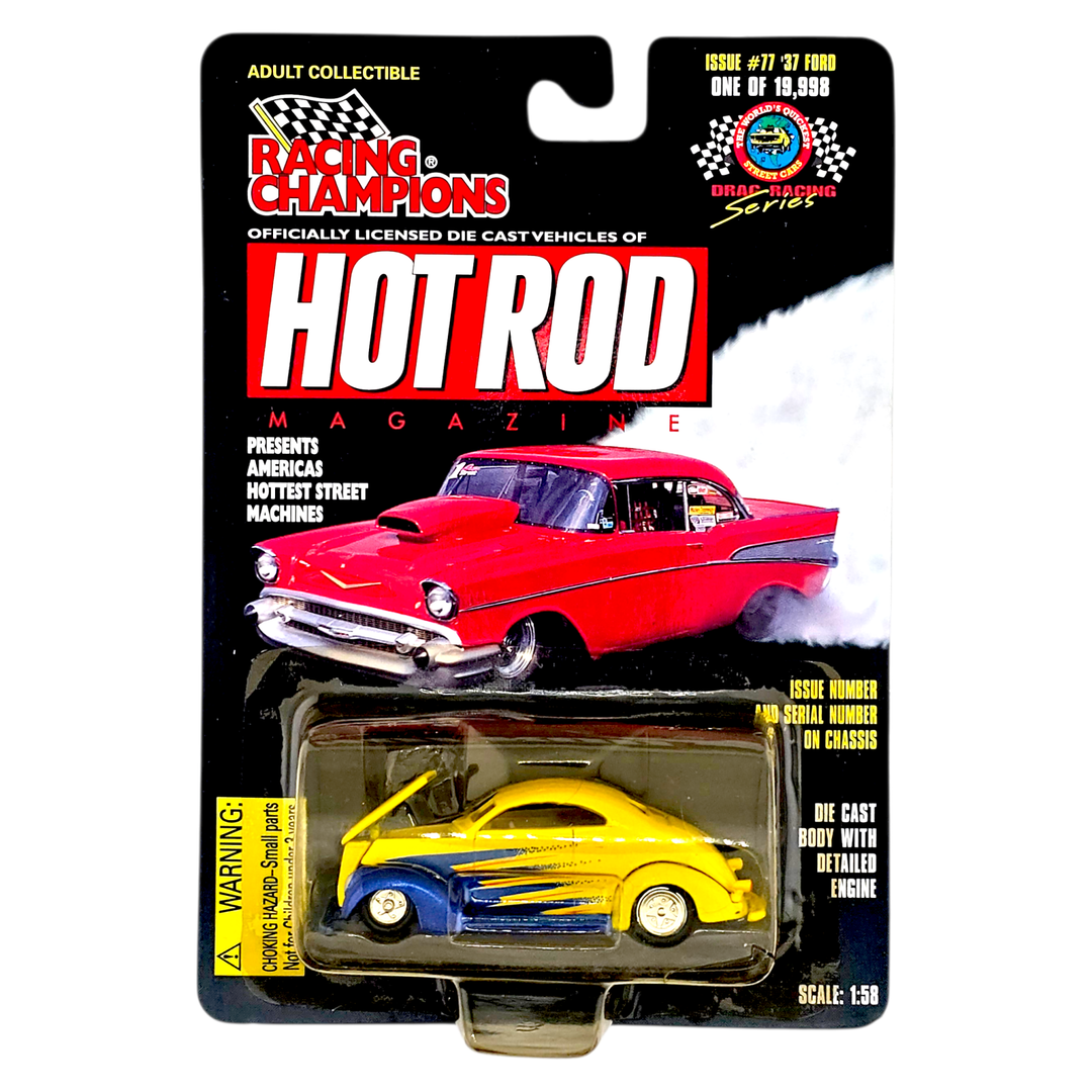 Racing Champions - '37 Ford - 1998 Hot Rod Magazine Series - Top CollectiblesDiecastRacing Champions