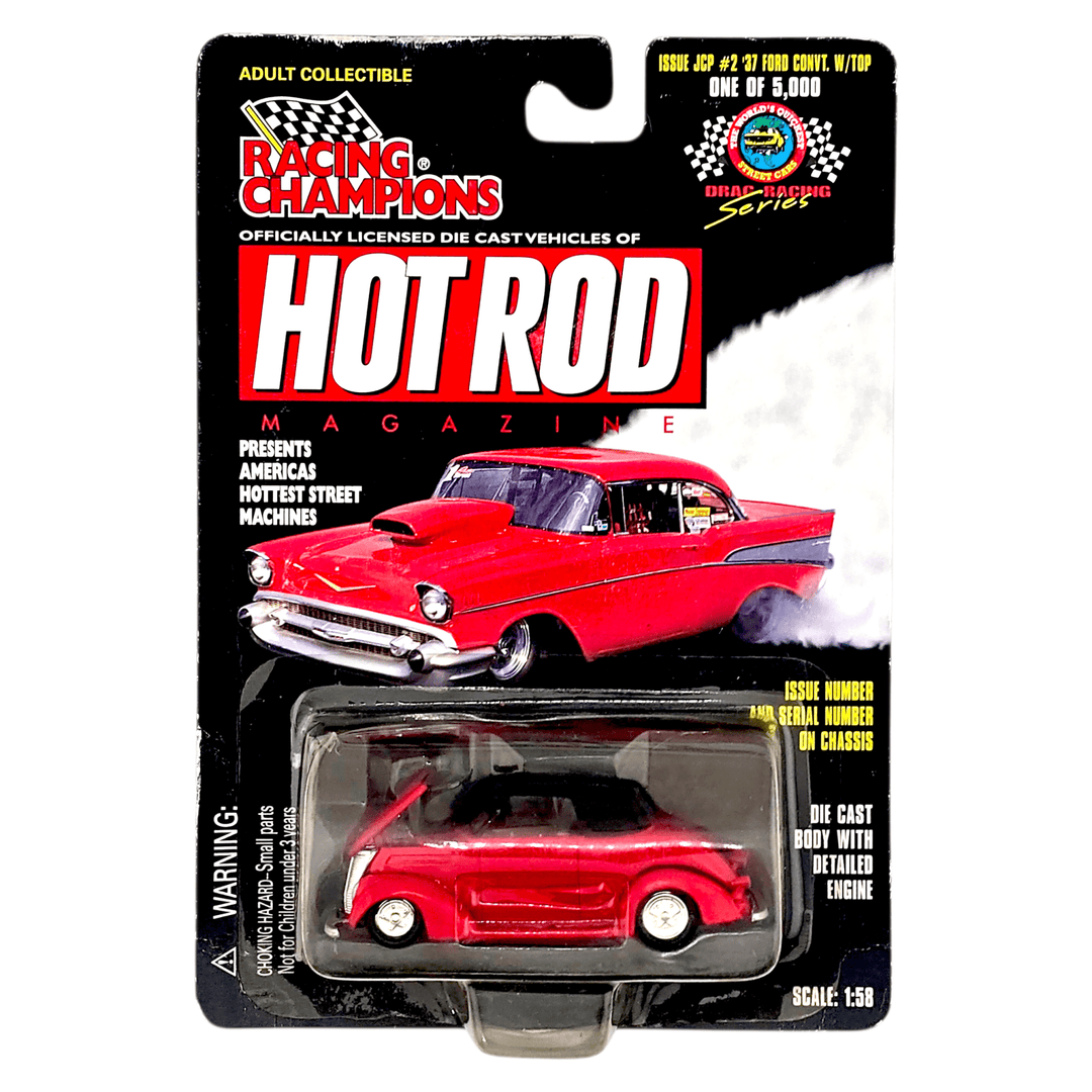 Racing Champions - '37 Ford Convertible - 1998 Hot Rod Magazine Series - Top CollectiblesDiecastRacing Champions