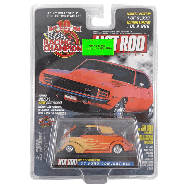 Racing Champions - '37 Ford Convertible - 1999 Hot Rod Magazine Series - Top CollectiblesDiecastRacing Champions